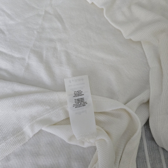 Wilfred Turtleneck Top Soft Modal Cream Ivory - Picture 3 of 4